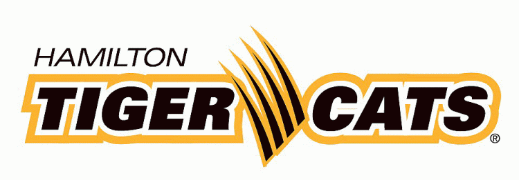 hamilton tiger-cats 1990-2004 wordmark logo iron on transfers for T-shirts